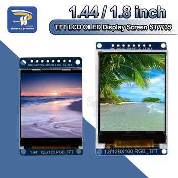 3.3V 1.44 1.8 инчов сериен 128 * 128 128 * 160 65K SPI пълноцветен TFT IPS LCD дисплей модул борда замени OLED ST7735