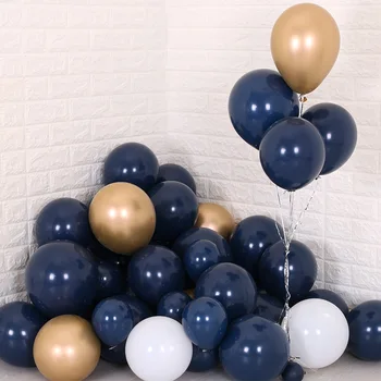 BTRUDI Сапфирено синьо Латексови балони Дебели надуваеми въздушни балони Globos edding ГодежДекорация за рожден ден