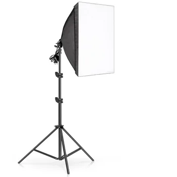 Photo Studio Kit Фотография 50 * 70cm Softbox със светлинна стойка Photo Soft Box