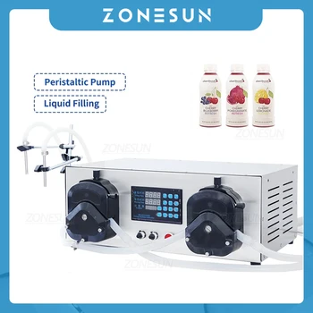 ZONESUN Малка машина за пълнене с течност Машини за храни и напитки Висока скорост на течаща перисталтична помпа Лепило за пълнене индустрия ZS-YTPPR2