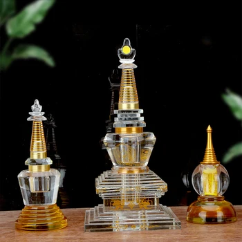 Материали Bodhi кула за уникален стил в декорацията на дома подходящ за всеки повод сплав ръчно изработени занаяти Бодхи пагода орнаменти