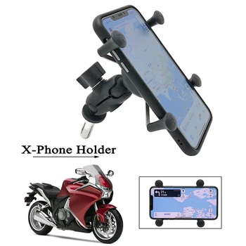 Мотоциклет навигационна рамка Мобилен телефон Mount скоба телефон притежателя годни за HONDA VFR1200F VFR800F VFR 1200F VFR 800F 2010-2015