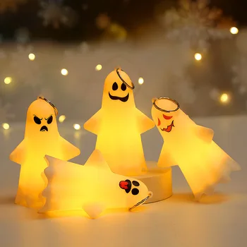 Хелоуин Led декорация Ghostface Scream Glow Рецепта Парти декорации Светещи в тъмното ярки материали Led светлини Dj осветление
