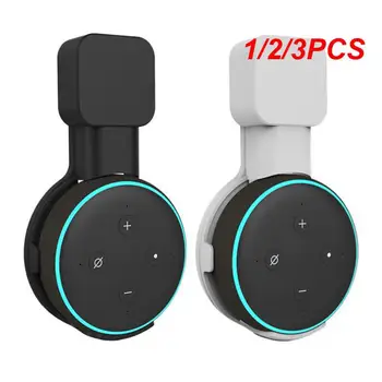 1/2/3PCS Outlet Стенен монтаж Стойка за маса закачалка за Amazon Alexa Echo Dot 3rd Gen Работа с Amazon Echo Dot 3, Holder Case Plug
