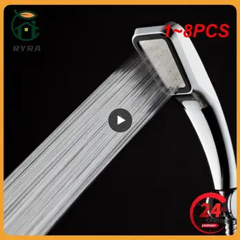  1 ~ 8PCS модернизирани високо налягане 300 дупки валежи душ главата вода спестяване пръскачка дюза аксесоари за баня
