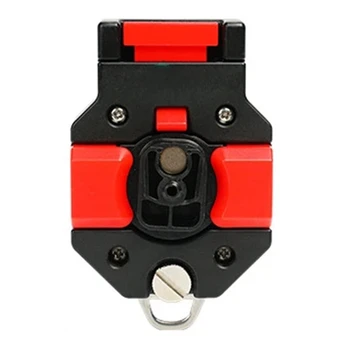1 парче автоматична ключалка колан тип клипове дърводелски лента мярка фиксиране багажник черно&червено