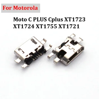 10-50Pcs USB зарядно устройство за зареждане док порт конектор контакт микро щепсел за Motorola Moto C PLUS Cplus XT1723 XT1724 XT1755 XT1721