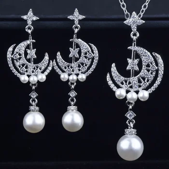 100% 925 стерлинги сребърен произход перлена обица за жени глоба TRENDY сребро 925 бижута сладководни перла скъпоценен камък капка обеци