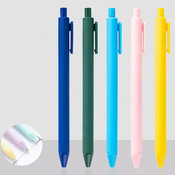 19Pcs преса пластмасова писалка химикалка бонбони цвят топка писалка студент изпит химикалка на едро