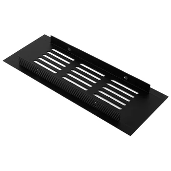 1PCS 60mm черна вентилационна решетка алуминиева сплав правоъгълен шкаф гардероб Air Vent решетка вентилация-капак аксесоари