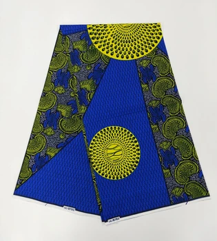 2023 Най-новият дизайн Африкански гарантирани истински восъчни отпечатъци Тъкани Анкара стил мека памучна мода Pagne рокля препаска 6 ярда