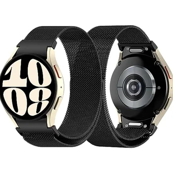 20mm лента за Samsung Galaxy Watch 6/5/4/Classic 47mm 43mm 40mm 44mm магнитна гривна Loop correa Galaxy Watch 5 pro 45mm каишка