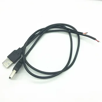 50CM 100CM USB LED конектор кабелна линия 2pin USB гнездо мощност свържете кабелни конектори за DC5V едноцветни LED ленти