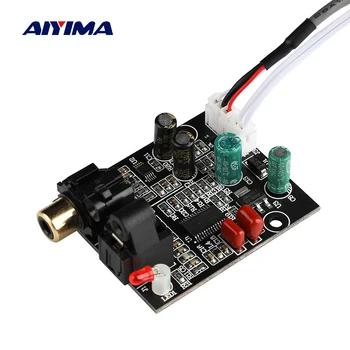 AIYIMA цифров аудио декодер DAC 24 битов 192K коаксиален декодер от оптични влакна Входен стерео изход декодиран за звуков усилвател