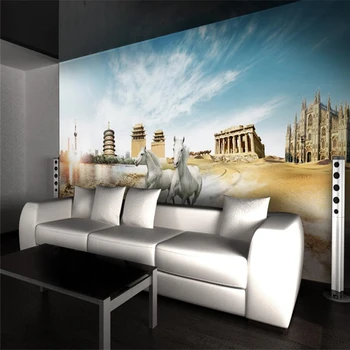 beibehang тапет стенопис стена стикер гигантски HD Benma World Tour 3D фон декоративна живопис papel de parede