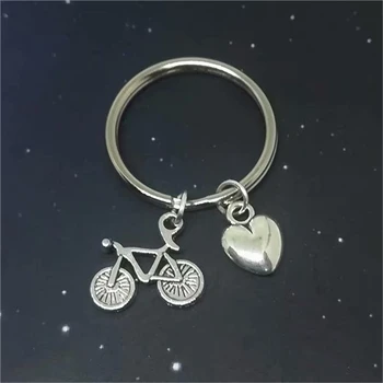 Bike Key Ring / Keychain / Zipper Pull - Traveler Gift - Adventure Lover - Beach Crusier Keychain - Ключодържател за велосипеди - Bike Lover