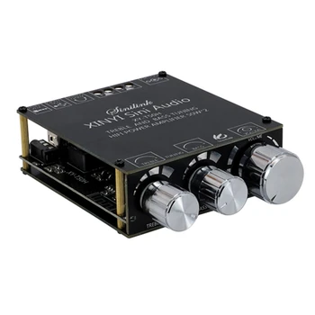 Bluetooth 5.0 2X50W TPA3116D2 усилвател на мощност субуфер клас D домашно кино аудио стерео еквалайзер усилвател
