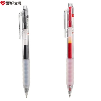 E9LB Rollerball Pen Прав течен гел писалка Liquid Roller Pen 0.5mm Liquid Ballpoint Gel Quick-Drying Pen for Writing