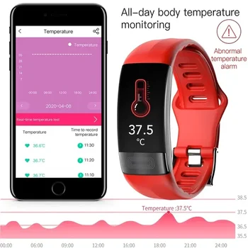  ECG + PPG Smart Watch маншет фитнес тракер за жени мъже калории кръвно налягане водоустойчив спорт Smartband здраве Smartwatch