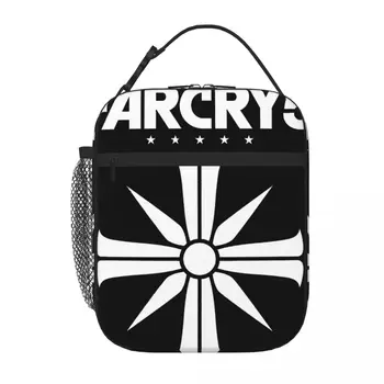 Far Cry 5 Ubisoft видео игра лого обяд мъкна lunchbox обяд кутия обяд чанта термо чанта женски