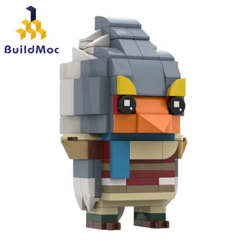 Gobricks MOC Дъхът на дивото Revali Brickheadzs Комплект градивни блокове Господарят на божествените зверове Wa Mede тухлени играчки подарък