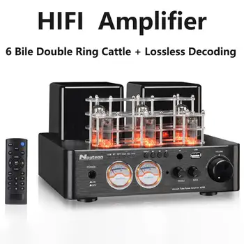 Hifi Tube Amplifier High Power Fever Power Amplifier Bookshelf Auido Speaker Bluetooth 5.0 Amplifier Home Theater Stereo Sound