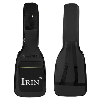 IRIN електрическа китара случай концерт чанта черен водоустойчив Оксфорд кърпа чанта китара аксесоари музикален инструмент съхранение раница