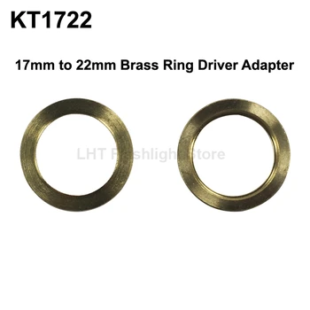 KT1722 17mm (Int) до 22mm (Ext) адаптер за драйвер за месингов пръстен