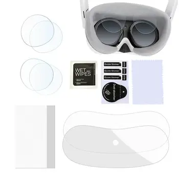Lens защитно фолио Устойчив на надраскване прахоустойчив меки шапки VR обектив панел филм за PICO4 VR аксесоари за защита на слушалки