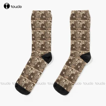 Lugosi-Chaney реколта филми на ужасите чорапи по поръчка жени чорапи Коледа Нова година подарък унисекс възрастни тийнейджър младежта чорапи мода нов