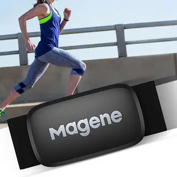 Magene Mover H003 Сензор за сърдечен ритъм Двоен режим ANT с гръдна каишка Колоездене компютър Bike Wahoo Sports Monitor