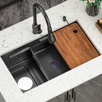 Nano единична купа кухненски мивки кухненска мивка Undermount висок клас ръчна изработка за кухненска мивка, бар мивка или външна мивка