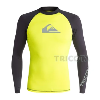 Rash Guard Surfing Clothing Men Long Sleeve Swim T-shirts UV Protection Beach Water Sports Diving Sweatshirt UPF 50+ Boxing Kit