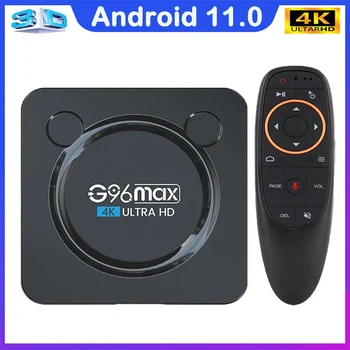 S905W2 G96 Max Smart Tv Box Android 11 RAM 4G 64GB 32G HD 4K 1080P Wifi 2.4G &5.8G BT Media Player TVBOX Android Set Top Box