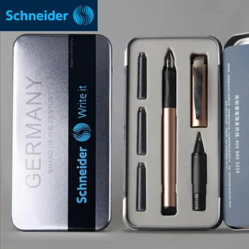 Schneider BK600 писалка комплект 0.5mm иридий злато писалка съвет смола материал бизнес офис подпис писалка подарък кутия