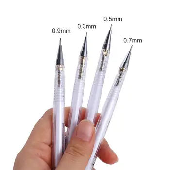 Simple Office Art Painting Transparent Writing Student Automatic Pencil Mechanical Pencil Propelling Pencil Movable Pencil