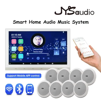 Smart Home Theater WiFi Bluetooth Android 10 инчов стенен усилвател с HIFi 5 инчов стерео таванен високоговорител за жилищен хотел