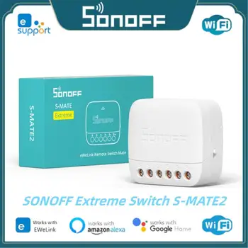 SONOFF Extreme Switch Mate S-MATE2 eWeLink-дистанционно управление чрез интелигентен превключвател за интелигентен дом Работа с Alexa Google Home IFTTT
