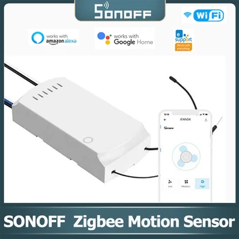 SONOFF IFan04-H WiFi интелигентен превключвател на вентилатора Регулиране на светлинния контролер на вентилатора Voice RF 433MHz дистанционно управление Работа с Alexa Google Home
