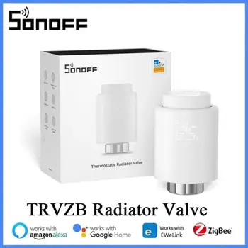 SONOFF TRVZB Zigbee термостатичен радиаторен вентил Smart Home eWeLink App дистанционно управление работи със SONOFF ZB Bridge-P / ZBDongle-P