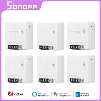 SONOFF Zigbee 3.0 ZB MINI Smart Switch 2 Way APP Remote Control Switch Smart Home For SmartThings Alexa Google Home eWElink