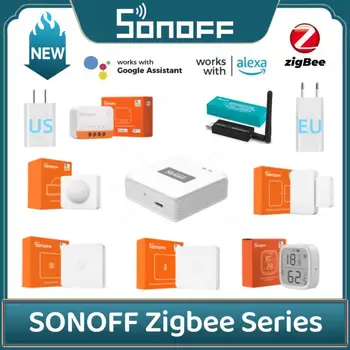 SONOFF Zigbee3.0 Серия ZB Dongle-E USB Dongle Plus Безжичен Zigbee Gateway Bridge-P SNZB-01 02 D 03 04 MINIL2 Умен дом Alexa