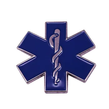 Star of Life EMS EMT Paramedic щифтове красив начин да покаже подкрепа за тези спешна медицинска професия