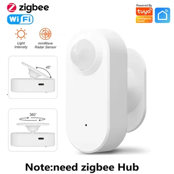 Tuya Wifi Zigbee PIR сензор Сензор за човешко движение Сигурност Кражба на аларма Откриване на аларма Дистанционно управление на приложения за интелигентен живот