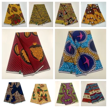 Veritable восък 100% памук африкански восък плат нигерийски Анкара блок отпечатъци Батик плат Pagne оргинален плат памук материал