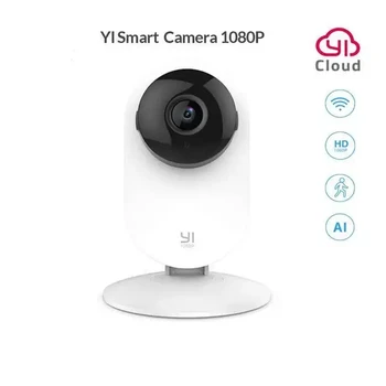 YI 1080P Домашна камера IP Smart 2-Way Audio Wifi Cam с откриване на Montion Наблюдение Сигурност Защита Видео запис