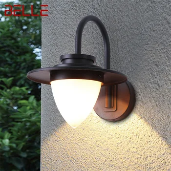 · BELLE външна стенна лампа класически свещи светлина водоустойчива IP65 Начало LED за веранда вила