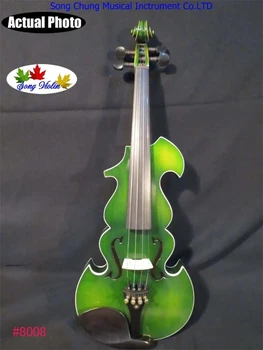 бароков стил SONG Brand Master цигулка 4/4, зелен цвят #8008