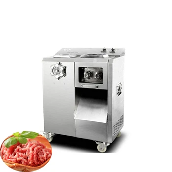  Висококачествена електрическа търговска машина за месо, голяма месомелачка и интегрирана машина за колбаси
