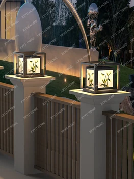 Градинска лампа Градинска вила Парк Външна водоустойчива подова лампа Нови китайски класически лампи за капител